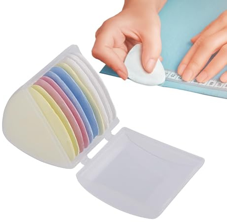 Bollisate Schneiderkreide Set, Stoffkreide Nähkreide zum Markieren von Stoff, 4 Farben Schneiderkreide Schneiderkreide Schneidermarkierer Stoff, zum Schneidern, Nähen, Quilten, Basteln