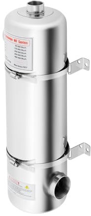 60KW Edelstahl Schwimmbadwärmetauscher Schwimmbad Wärmetauscher Schnelles Heizen Wärmetauscher Energieeinsparung Schwimmbäder, Whirlpools, Wannenheizungen