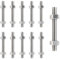 10Pezzi Filettato Barre, barra filettata M6 x 150 mm,barre filettate,Filettato Asta Barra,Asta filettata,Asta Filettata Intera,Asta Completamente Filettata,Applicabile a vari scenari industriali
