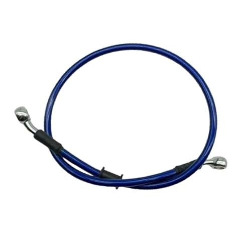 Bremszubehör 28 Grad Durchmesser 10 mm Motorrad-Stahlflex-Bremsleitung, Hydraulikschlauch, blau, 300 mm-2200, passend für Universal Racing