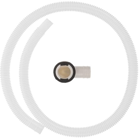 LIFKICH Kit de Manguera de Desagüe para Aire Acondicionado Portátil Codo Resistente y Tubo de Vinilo de 1 Metro, Adecuado para Unidades Split Ventana Hoteles y Hospitales
