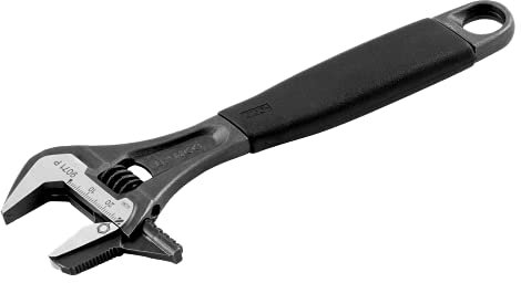 Bahco 9070P Reversible Jaw Black Ergo Adjustable Wrench, 150mm Length