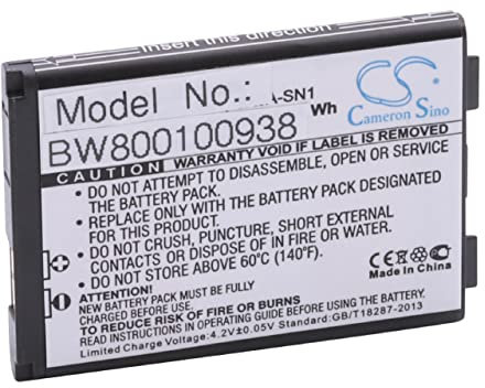 vhbw batteria compatibile con Sagem SG345i, VS3, MY-C5-3, MY-C5-2v smartphone cellulare (650mAh, 3,7V, Li-Ion) - Sostituisce 252310505