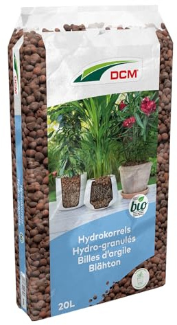 Billes d'argile hydro granulés 20 litres - Dcm - 1001460