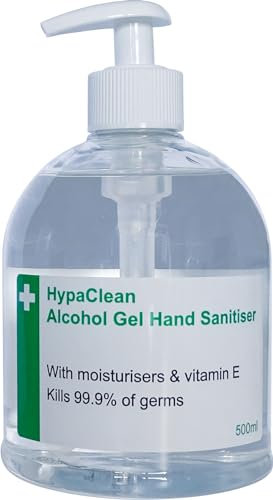 Safety First Aid Group HypaClean Alcohol Hand Sanitiser Gel (500 ml)