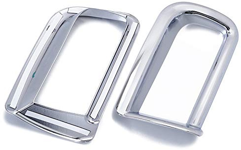 Estilo de coches antiniebla trasera cubierta de la luz de la lámpara de niebla moldura Trim ABS cromo 2pcs/set