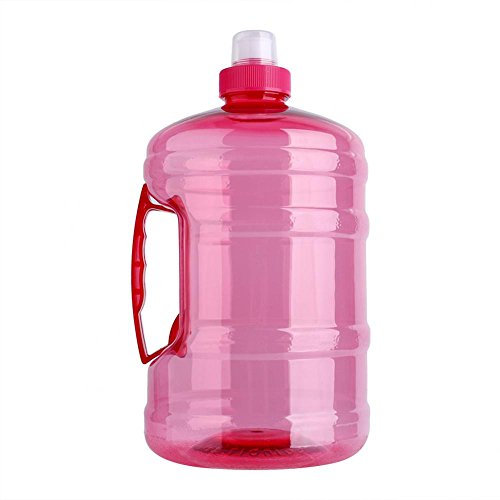 FILFEEL Sports Water Bottle, 2L Large BPA Plastic Bottle Kettle Drinking Container with Handle for Outdoor Training Party Fitness Gym(PET)