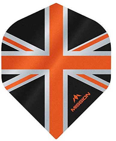 Mission Alliance 150 Black & Orange NO2 - Dart Flights