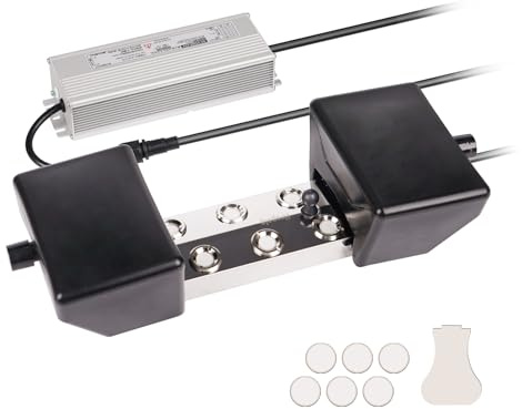 PKNYBZH Nebulizador ultrasónico de 6 cabezales, nebulizador ultrasónico de 5000 ml/h con fuente de alimentación de 250 W, perfecto para estanque, jardín, césped, rocalla, invernadero, decoración de