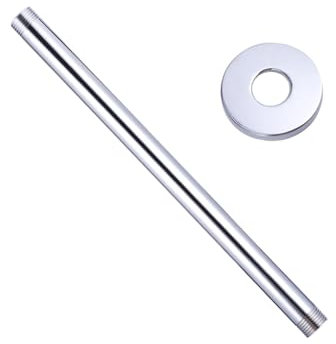 Uonlytech Cabezal De Ducha Con Brazo De Rociadores Brida De Latón 300 Mm Montaje En Pared