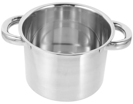 Garneck Stainless Steel Wax Melting Pot for Candle Making Kitchen Gadget Boiling Water Pot Function Outer Melting Bowl for Butter and Cheese