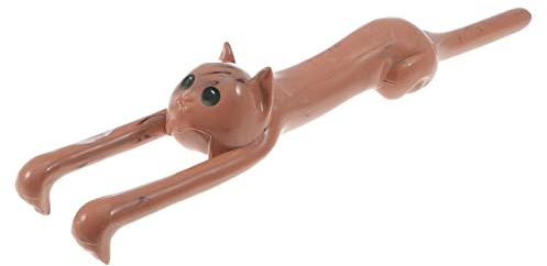 CALLARON Rascador de Espalda Experiencia Cómoda Forma de Gato de Material Sintético, Mango Largo Adecuado para Adultos y Mujeres Embarazadas para Adultos y Mujeres Embarazadas