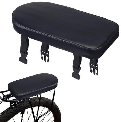 Generisch Fahrrad-Rücksitzkissen, Mountainbike Fahrradsitzkissen, Kinder Fahrrad Hinten Sitz Kissen, Fahrradzubehör, Dickere Weiches Polster, Für Kinder Oder Erwachsene, 30x15x3,5cm