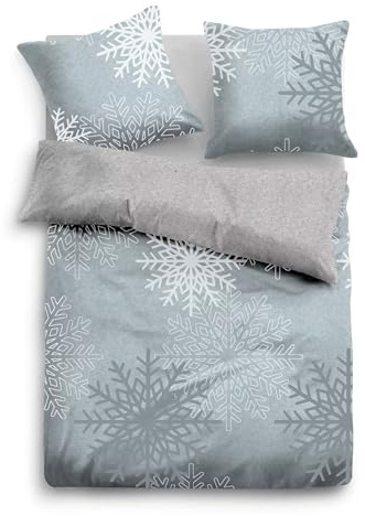 Mixibaby Feinflanell Winter-Bettwäsche Hirsch 2tlg. 100% Baumwolle