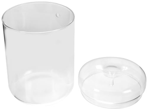 jojofuny Micro Landschaft Glas Terrarium mit Sukkulenten Transparentes Ökologisches Lebensraum Pflanzgefäß für Tischdekoration DIY Miniatur Moos Landschaft Vielseitiger Glasplanter für
