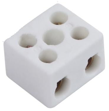 Morsettiera in ceramica Morsettiera for cablaggio in ceramica 1 ingresso 1 uscita Morsettiera motore for morsettiera elettrica 2 ingressi 2 uscite for cavi a vite(10A 2 In 2 Out)