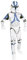 Rubie's 882010S Official Star Wars Clone Trooper Costume, Kids', Small 3-4 YEARS Halloween