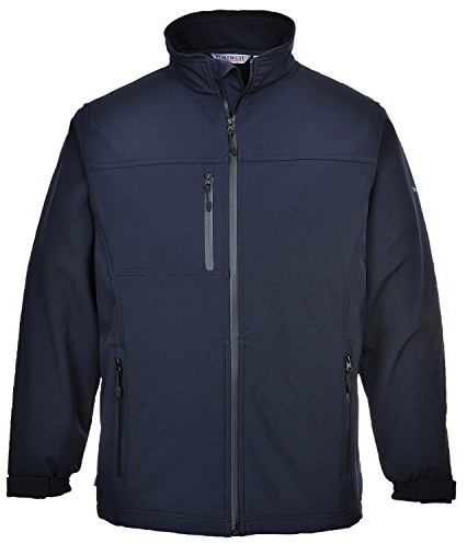 Portwest Chaqueta Softshell (3 Capas), Tamaño: XL, Color: Marino, TK50NARXL