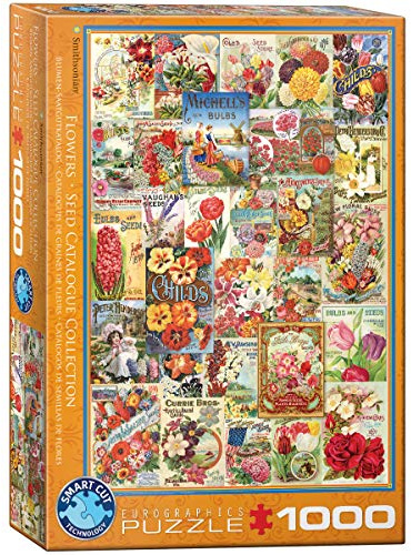Eurographics de Fleurs de Catalogue (Puzzle 1000p, Multicolore)