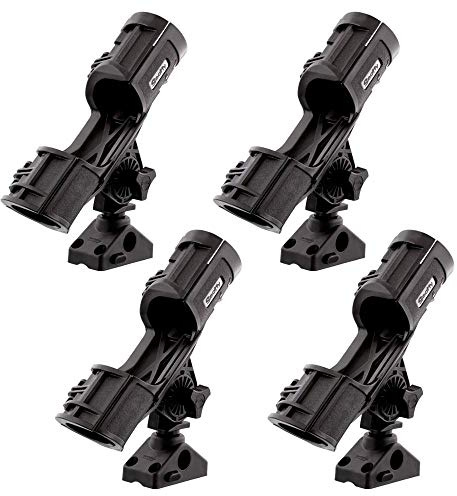 Scotty Orca Rutenhalter mit seitlicher/Deck Halterung #400-BK-QUAD