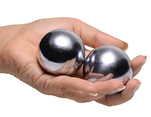 Master Series Grey Titanica Extreme Steel Orgasm Balls