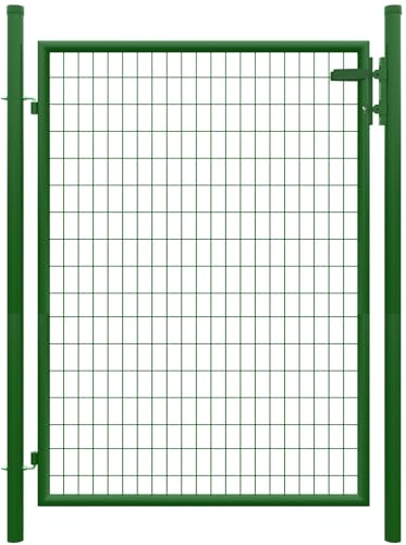 Tetzner & Jentzsch Strong Stabmattenzaun grün Einzeltor mit Pfosten BxH 125x170cm Gartentor Zauntor