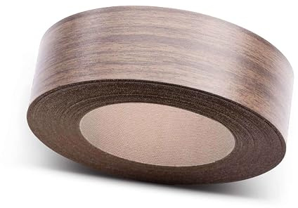 ben+camilla.com Kantenumleimer Nussbaum 22 mm x 10 m zum Aufbügeln für Möbelbauplatten und Regalbretter