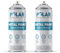Polar Direct to Rust Satin Silver Metal Spray Paint - 2 x 400ml - Perfect for Metal, Wood, Furniture, Rust - Outdoor & Indoor Surfaces - Easy to Apply - 3 in 1 Primer, Undercoat & Topcoat
