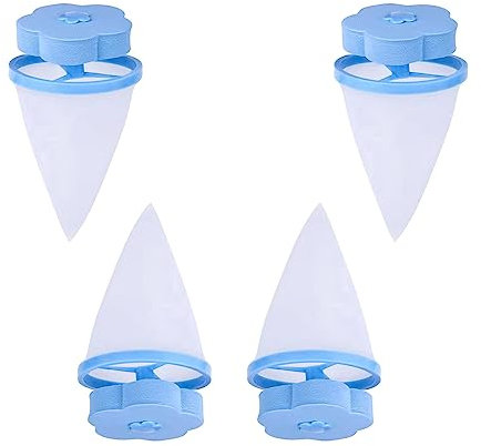Washing Machine Lint Filter Bag, Reusable Pet Hair Remover Washing Machine, Floating Net Pouch Washer Hair Catcher, Portable Pet Catcher Hair Remover Tool For Clothes Cleaning, 4
