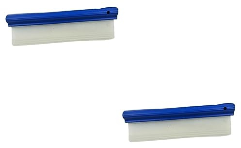 GLEAVI 2pcs Silicone Windscreen Wiper Window Glass Scraper Brush Cleaning Tool for Car Home Office Window Cleaner Easy to Use
