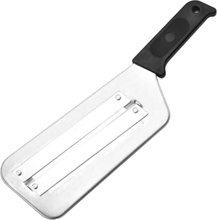 Trituradora De Repollo, Cortador De Verduras De Doble Hoja De Acero Inoxidable, Trituradora De Repollo Versátil Y Duradera, Cuchillo De Acero Para Cortar Repollo De Agarre Cómodo Para Verduras Y Fruta