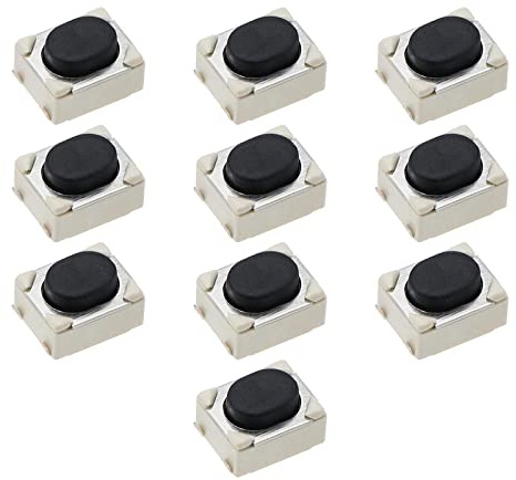 YINETTECH 10 Pezzi Micro Interruttore Pulsante Compatibile con Astra J Karl Adam Cascada Auto Chiave Remota Interruttori A Pulsante Accessori Interni Automobilistici