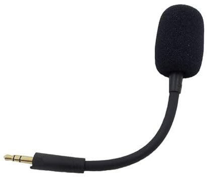 Yaowanguan Barracuda X Microphone,Mic Replacement Detachable 3.5mm Game Boom Noise Cancelling Microphone w/Foam for Razer Barracuda X Wireless Gaming Headset(Black)