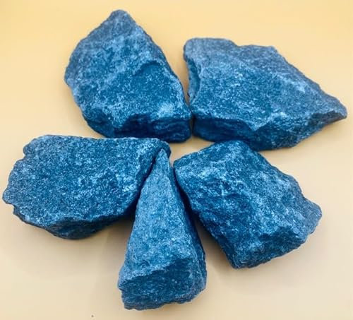 HCommerce Pierres de sauna de qualité supérieure - Diabas - Compatible avec tous les poêles de sauna - Résistantes à la chaleur - Grain 40 à 80 mm (2,5 kg)