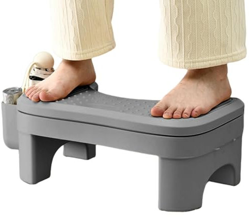 Töpfchenhocker für Erwachsene, Toilettenhocker für Erwachsene, platzsparender Hocker für Toilettenfüße, Hocker, Toilettensitz, höhenverstellbar