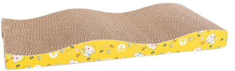 Rfeeuubft Chat Scratcher Griffe Outil de Meulage Carton Ondulé à Gratter Jouet Canapé Coussin Lit Nail Broyage Pad Vague
