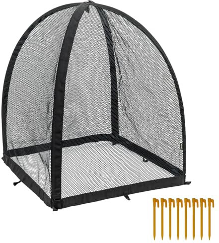 Woodside Mesh Pest Guard Plant Cover – Protective Garden Netting Dome for Seedlings, Plants & Vegetables, Insect, Bird & Rodent Barrier