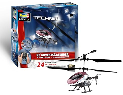 Revell Adventskalender RC Hubschrauber I ferngesteuerter Hubschrauber I zum Basteln I für Jungen, Mädchen & Erwachsene ab 10 Jahren I Geschenk zu Weihnachten