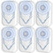 Ultrason pour Souris et Rats 6 Pièces, Anti Moustique Ultrason, Repulsif Ultrason, Appareil Ultrason pour Nuisible, Antiparasitaire Répulsif pour Moustiques Cafards
