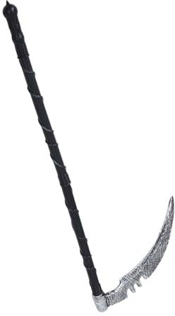 TOVINANNA Halloween Sensenmann: -Requisite Mit Abnehmbarer Sense Für Kinder Und Erwachsene – Halloween-Sense-kostümzubehör Für Geisterpartys Und Cosplay-Events