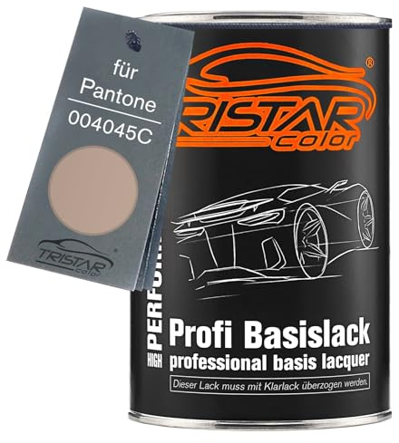 TRISTARcolor Autolack Dose spritzfertig für Pantone 004045C 4045C Sandstone Basislack 1,0 Liter 1000ml
