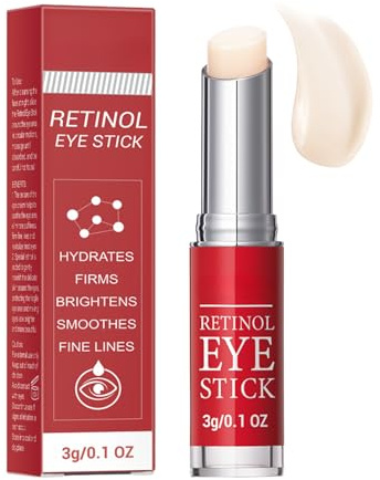 Anti Aging Retinol Augencreme Stick-Augencreme Retinol Stick – Retinol und Retinal Augencreme gegen Falten, Augenringe und Tränensäcke-Under Eye Brightener,Under Eye Balm Stick