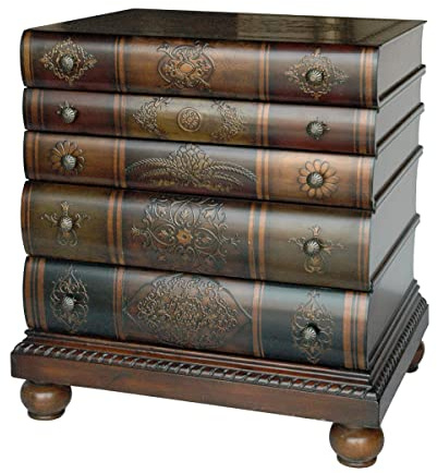 Crestview Collection Library 3-Drawer Chest