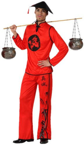 Atosa - 15282 - Costume - Déguisement De Chinois - Adulte - Taille 3