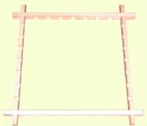 Elbesee Silk Painting Batik Adjustable Notched Frame - 50cm x 50cm by Elbesee
