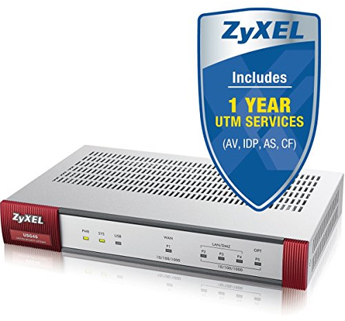 ZyXEL Routeur VPN USG40 UTM Firewall W/1 YR CF AV IDP AS / USG40 /