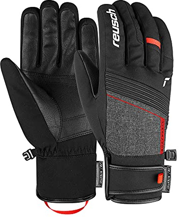 Reusch Luca R-TEX® XT sehr warme, wasserdichte, Winddichte und atmungsaktive Unisex Winterhandschuhe Fingerhandschuhe Schneehandschuhe Skihandschuhe für Damen und Herren
