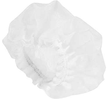 sourcing map Jetable Microphone Couverture Mic Pare-brise Couvertures Non-tissé Blanc pour Microphone portable, Paquet 120