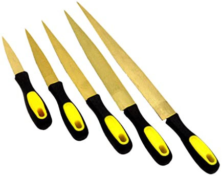 Baluue 5pezzi Legno Acciaio Strumenti Di Falegnameria Per Intaglio e Rifinitura Manici Ergonomici e Antiscivolo Per Lavori Di Precisione e Riparazioni