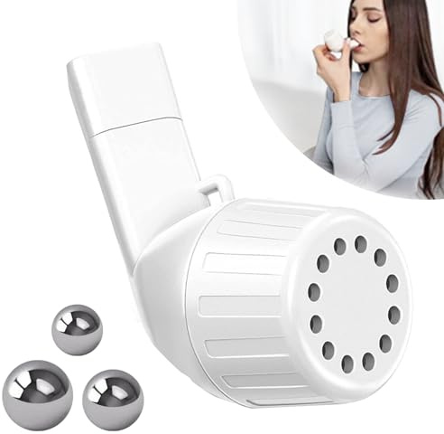 YOYIAG Mucus Clearing Device & Lung Exerciser, Breathing Aid for Lungs, Mucus Removal Device, Hand-Held Trainers, White(3 Balls)